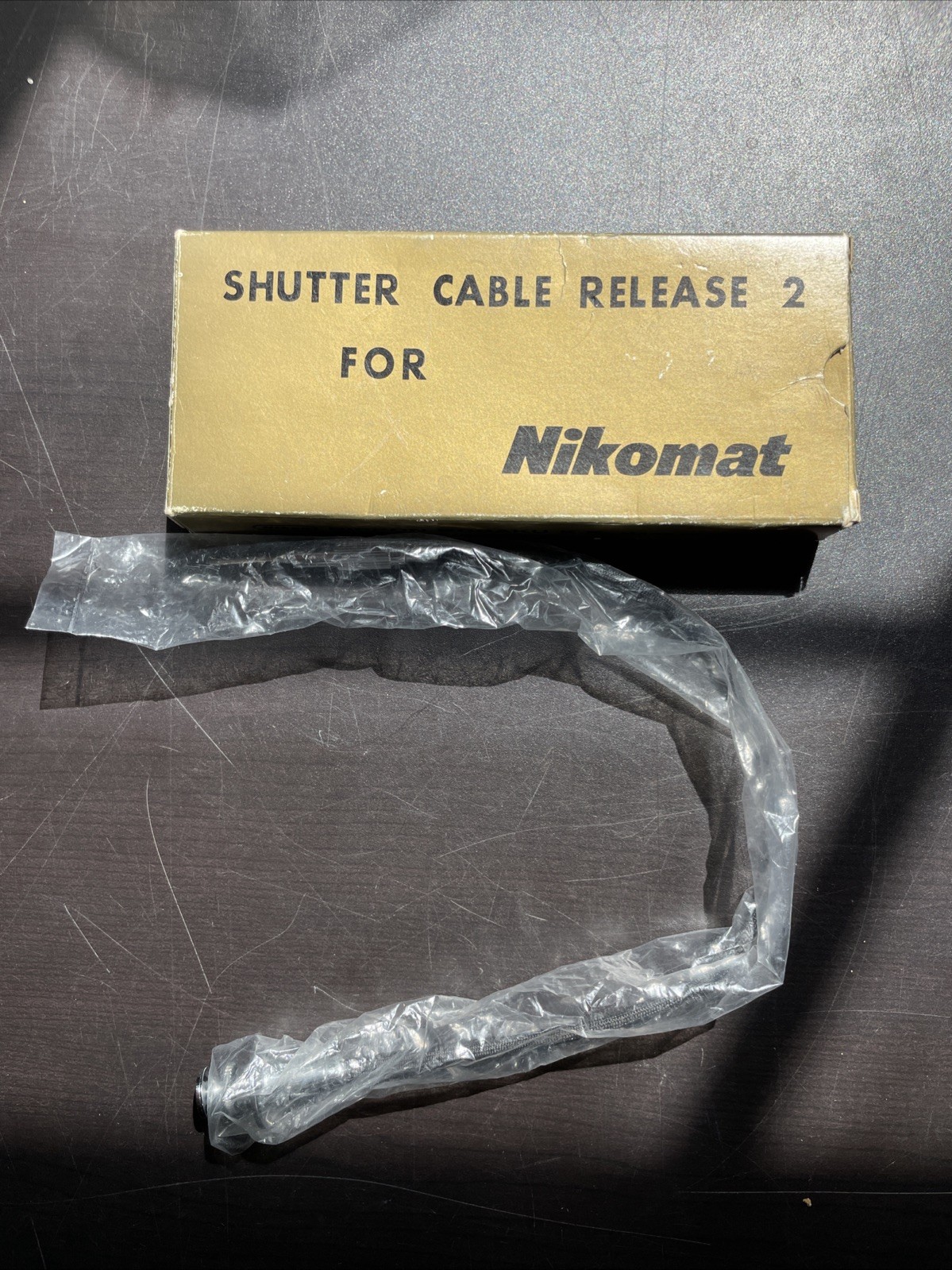 Nikomat Shutter Cable Release Mint in Box Nikon