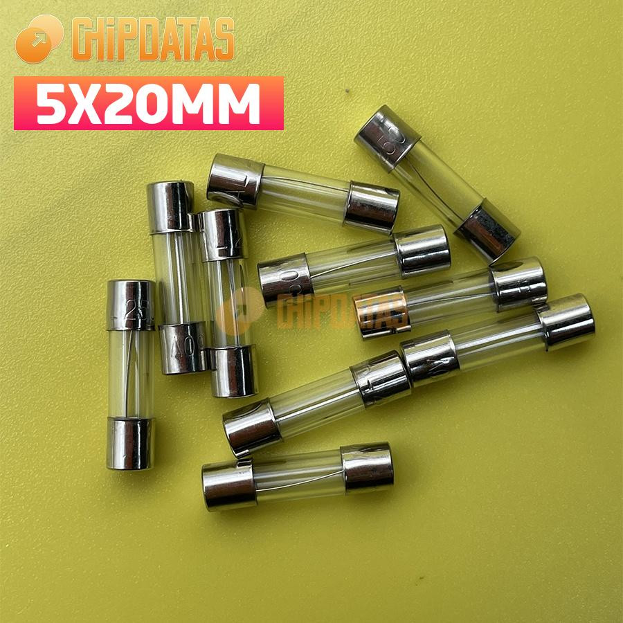 5PCS New T2AL250V T2A 250V T2L250V 5X20mm 2A 250V GLASS fuses