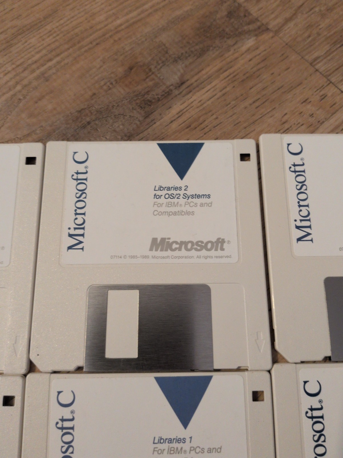Vintage Software Microsoft C Floppy Disks 12 Total