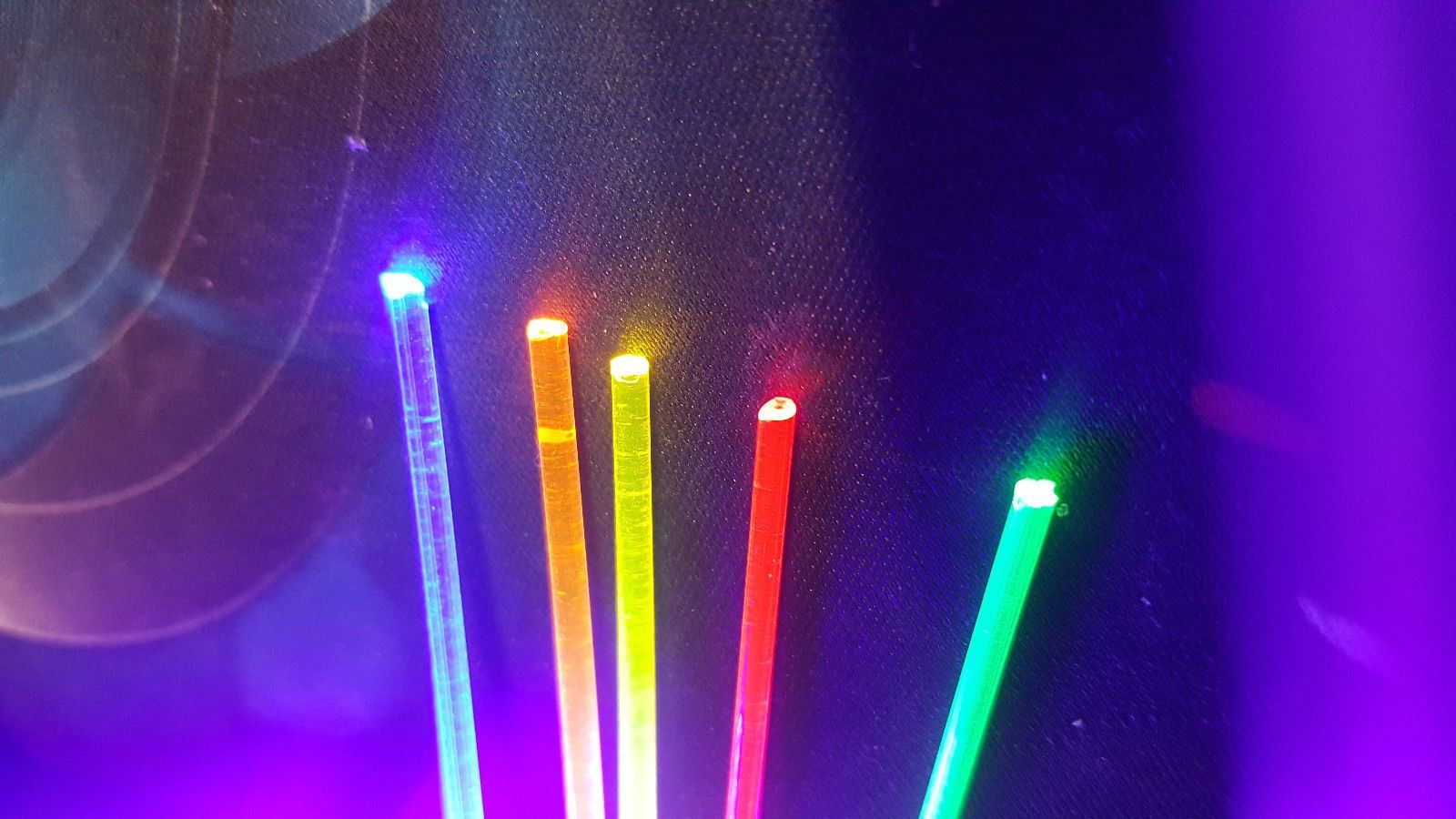 High Visibility 2mm/.080" Fluorescent Fiber Optic replacement rods for Guns
