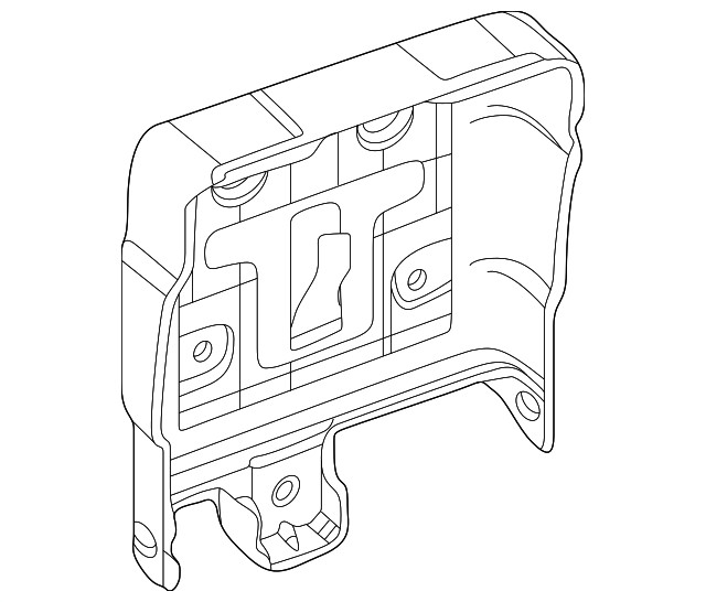 Genuine Ford Blind Spot Detection System Warning Sensor Bracket BE9Z14D189A