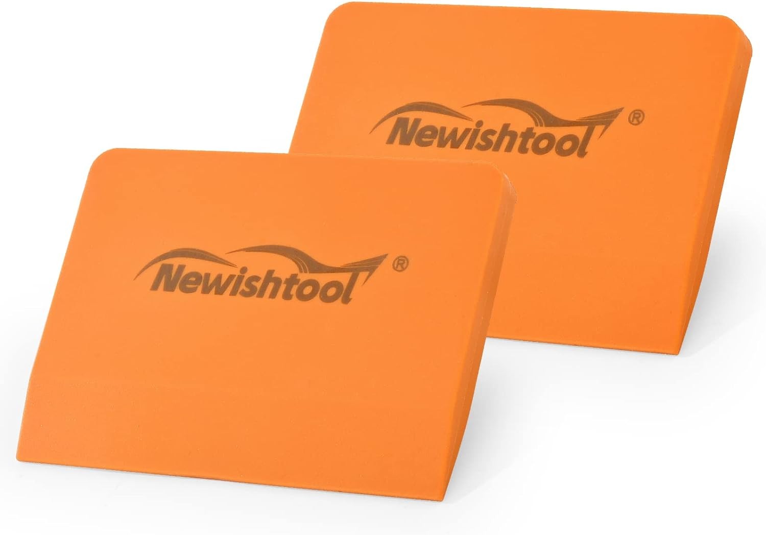 Soft Silicone Small Squeegee for Vinyl, 2 PCS PPF Tools Window T Color: Orange
