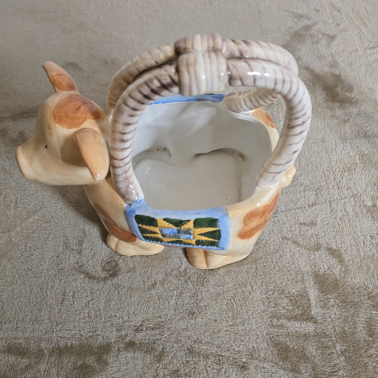 Ceramic Cow Planter