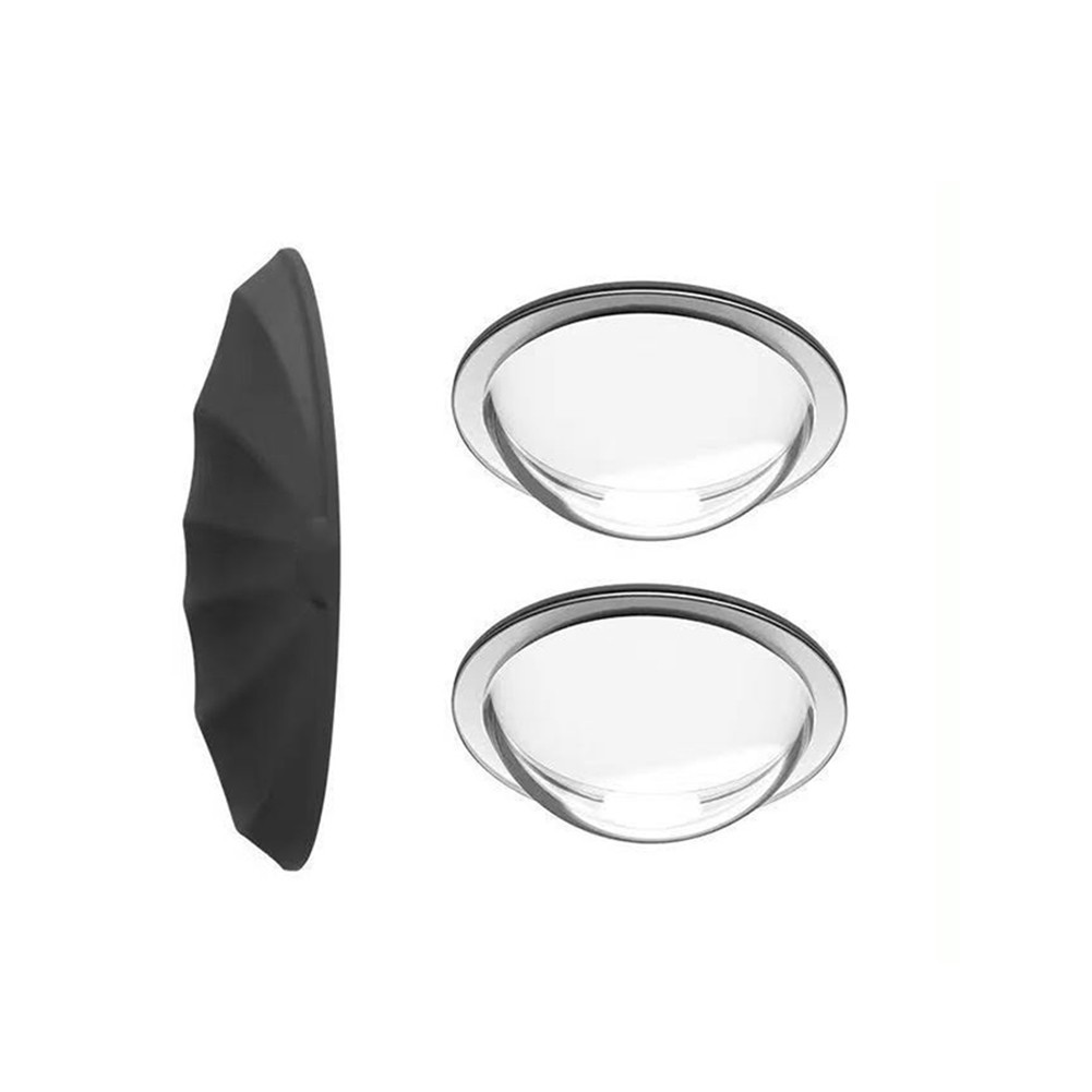 Car camera lens protector (2-pack) with Rain Cover: 360?? all-around protection