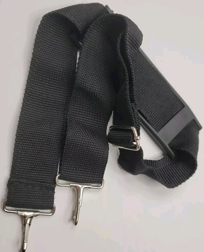 Strap Only 29" Adjustable Black Canvas 1.5" Wide