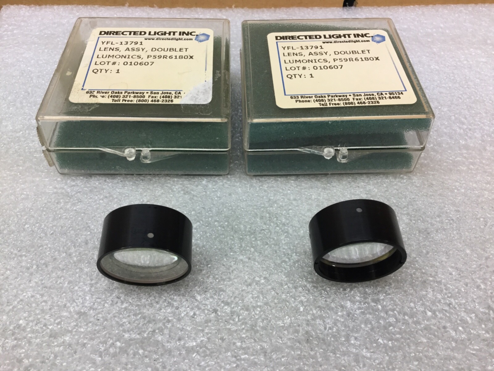 LUMONICS P59R6180X YFL-13791 LENS PROTECTOR 24MM DIAMETER [SET OF 2] NEW IN PKG