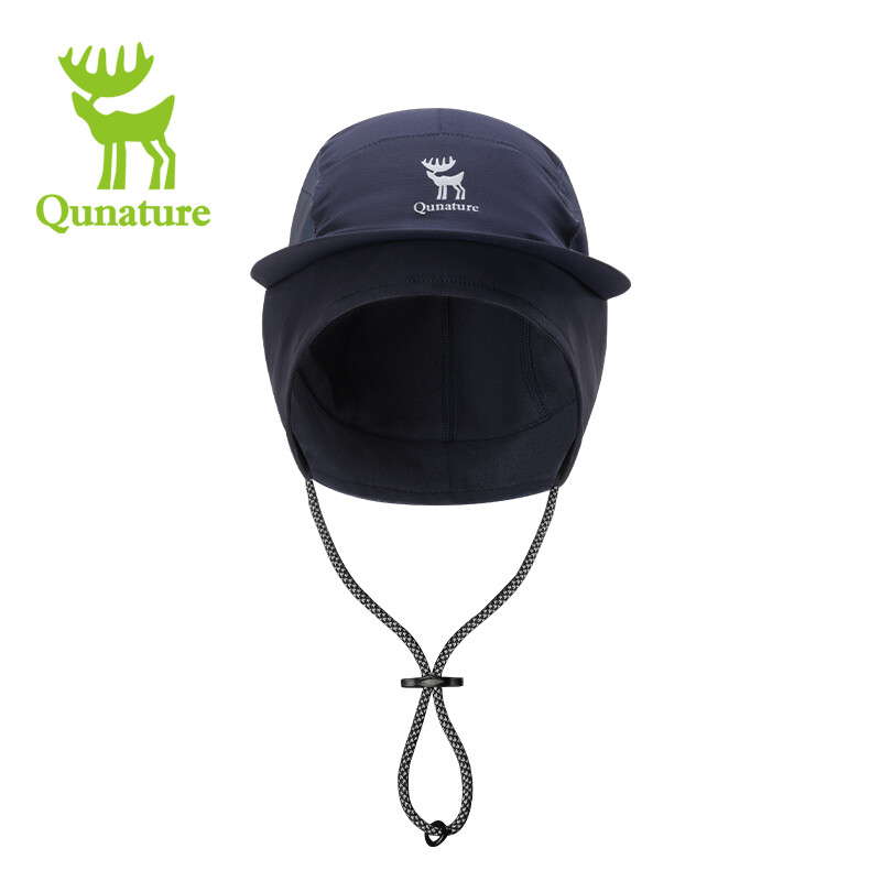 Qunature Outdoor Baseball Cap Windproof Warm Earflap Hat Cycling Hiking Cap