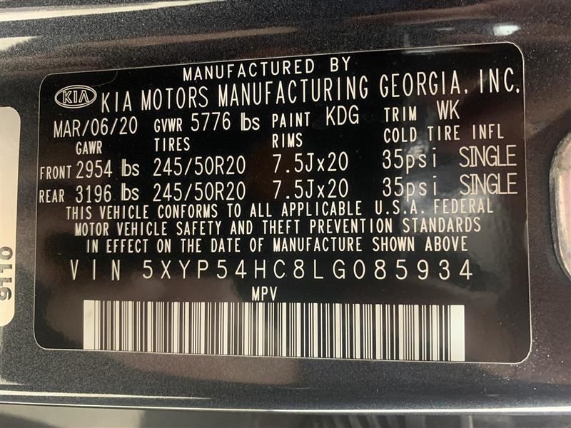 Camera/Projector Camera Windshield Upper Center Fits 20-22 TELLURIDE 2361264