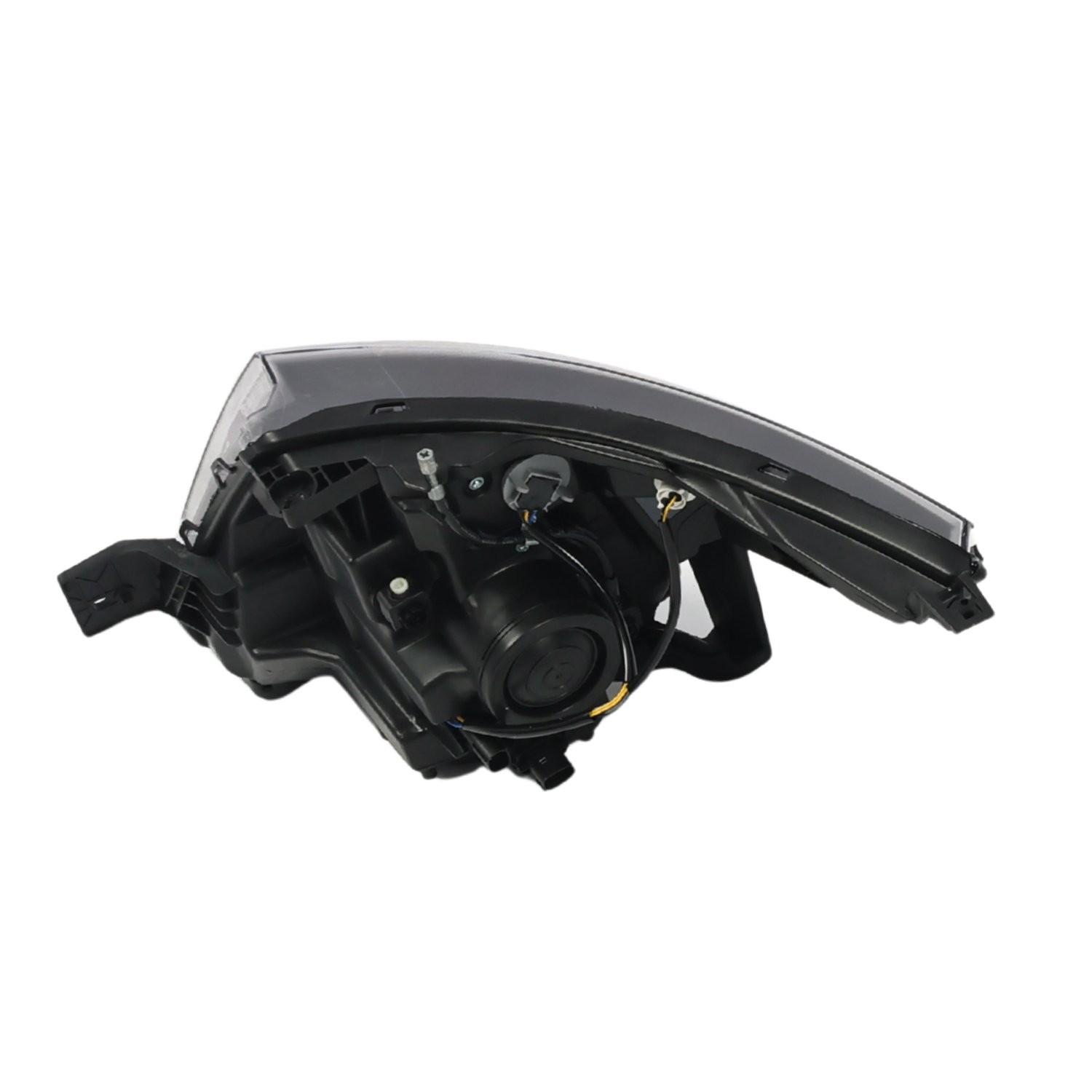 Headlight For 2011-2015 Ford Explorer[Black/Clear]Crystal Corner Projector Lamp