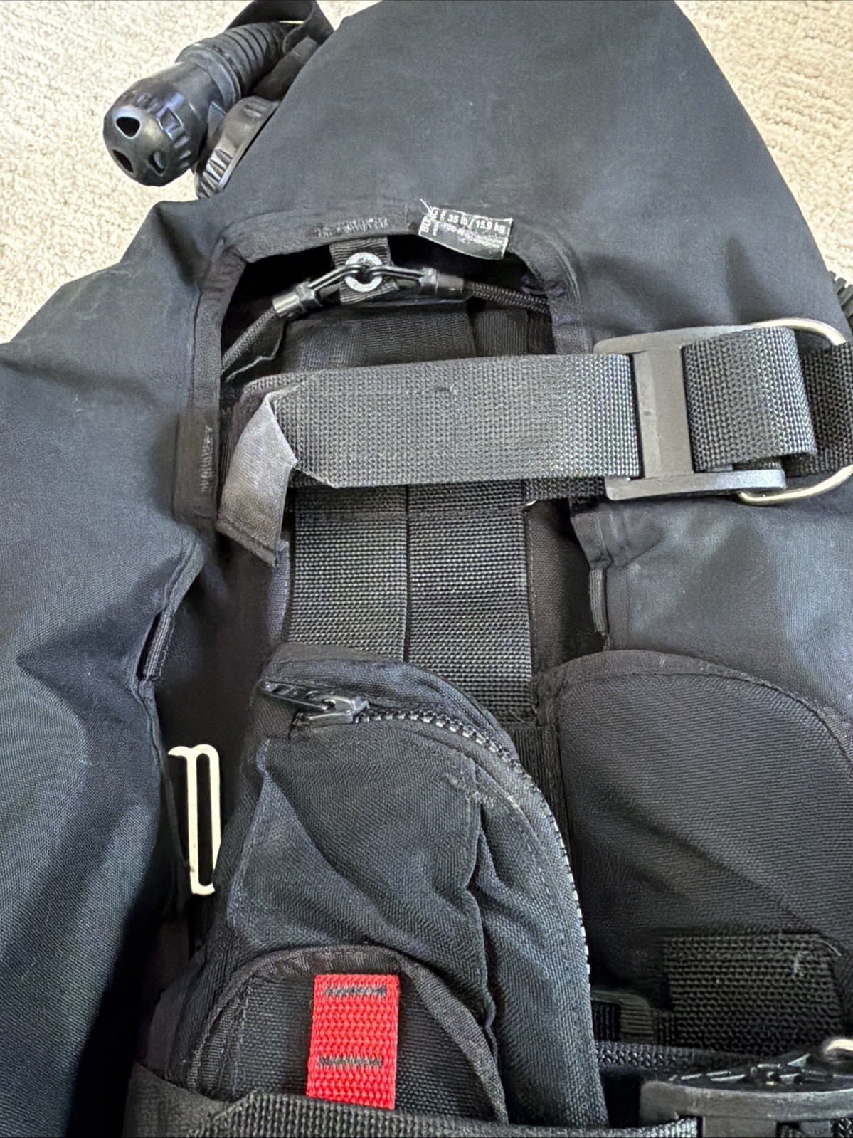 Zeagle Escape Large Diving BCD Buoyancy Vest w/ Attachments