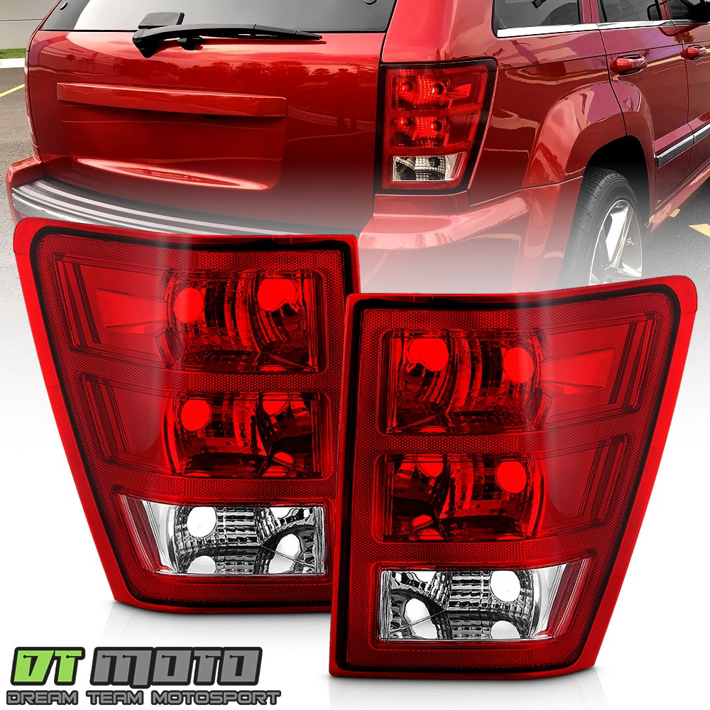 For 2005-2006 Jeep Grand Cherokee Factory Tail Lights Brake Lamps Set Left+Right