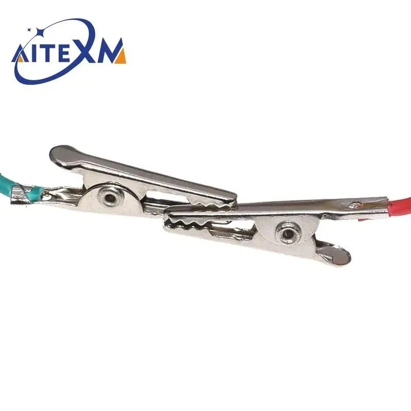 10PCS Crocodile Clip Test Leads Alligator Jumper Wire Set 46cm
