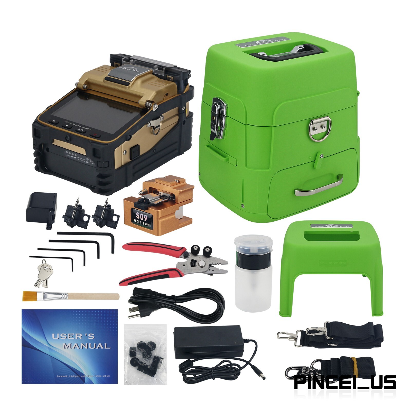 Ai-8C Optical Fiber Fusion Splicer Fusion Splicing Machine 3 IN 1 Fiber Holder