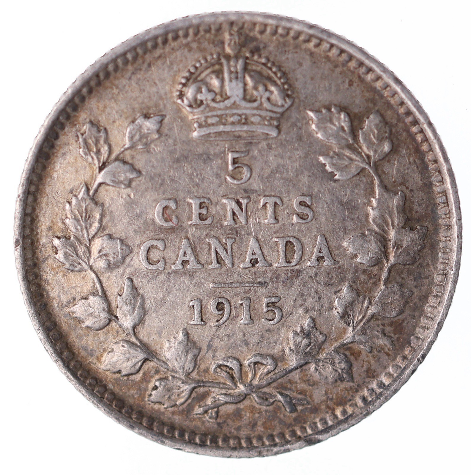 1915 Canada 5 Cents - VF/EF - Lot#13683