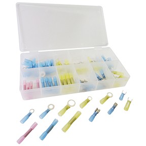 75 Pc. Heat Shrinkable Terminal Assortment ATD-383