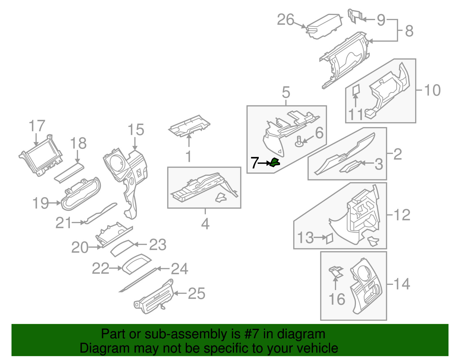 Genuine Land-Rover Lower Panel Clip FYC500040