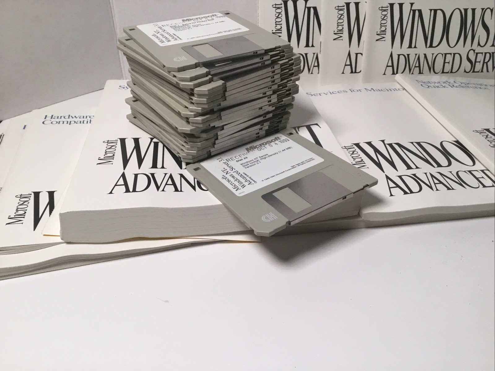Microsoft Windows NT Advanced Server 3.1 Promotional Sample Large Box.