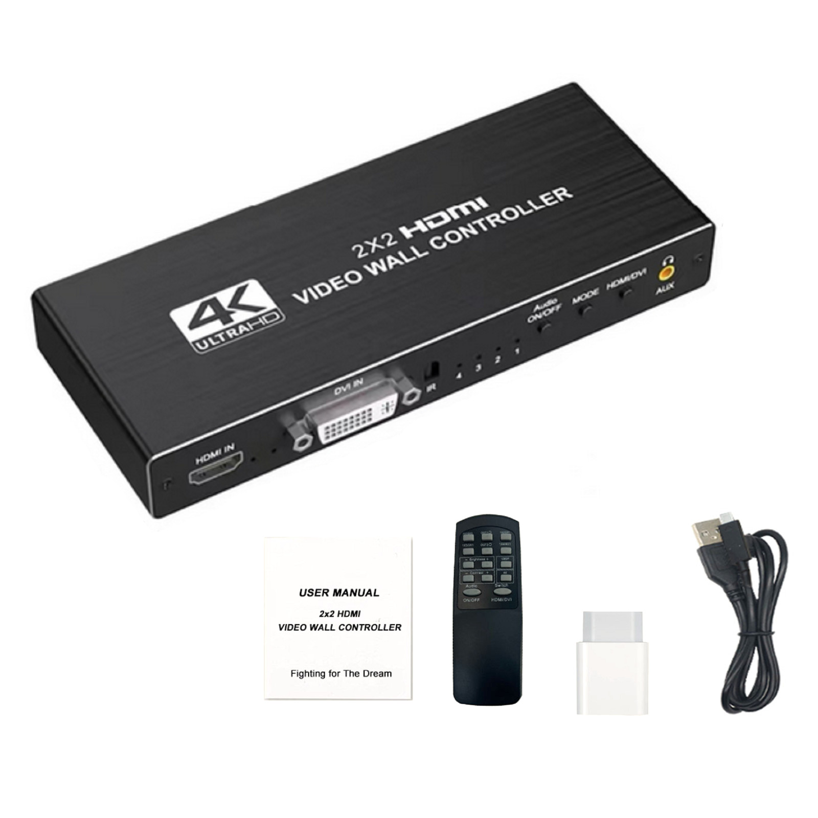 1X2 1X4 1X3 2X1 3x1 4X1 2x2 HDMI DVI Multi Video Controller Processor Splicer r
