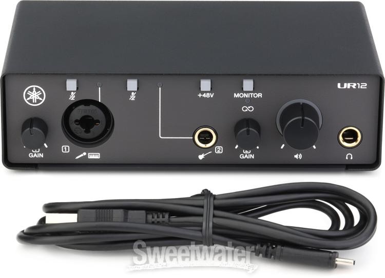 Yamaha UR12-MK3 USB-C Audio Interface - Black