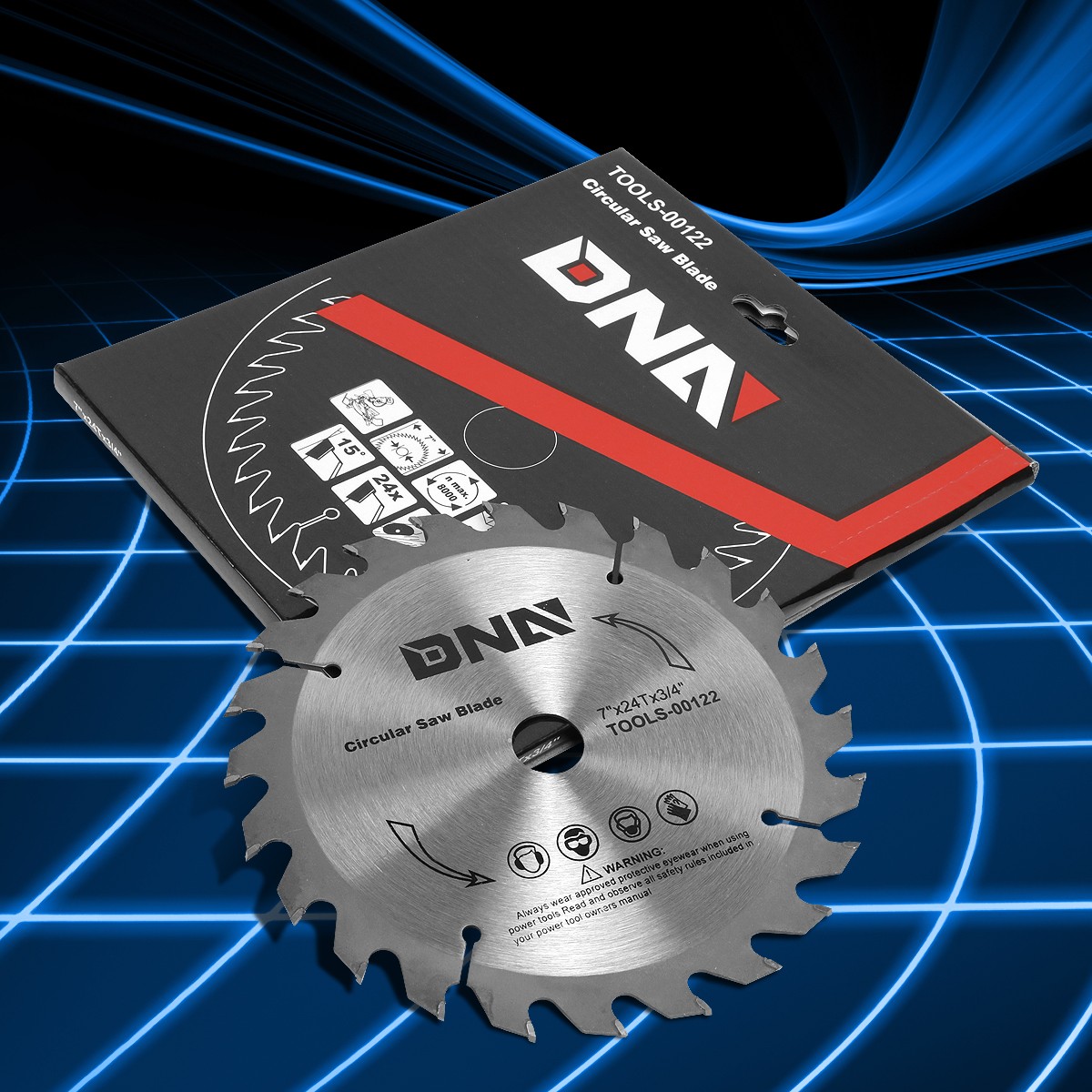 7" X 24 T X 3/4" Professional Circular Spare Saw Blade lumber Hardwood Chipboard