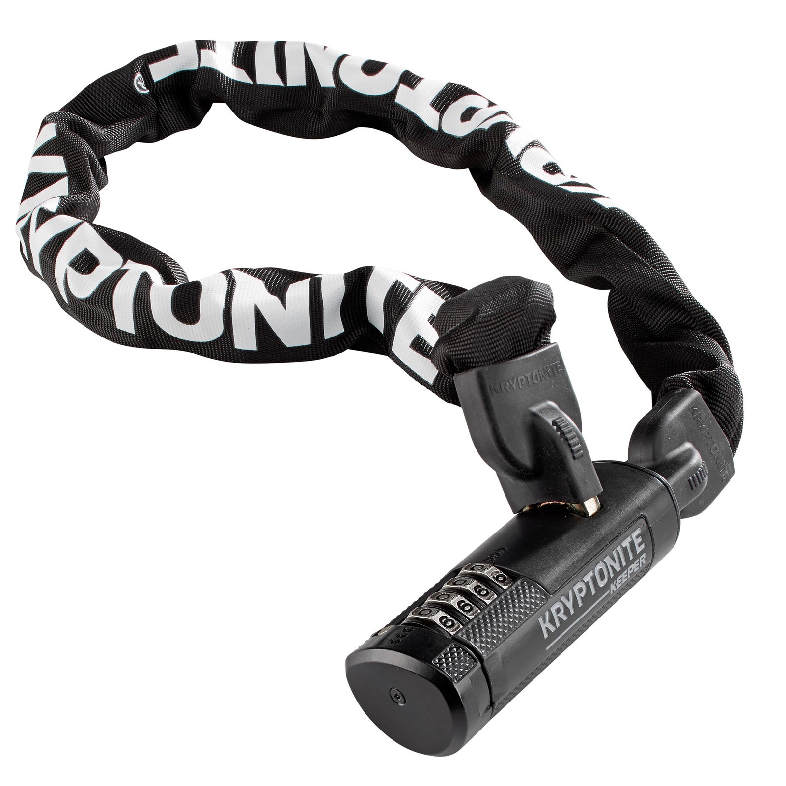 Kryptonite Keeper 712 Chain Lock with Combination 120cm Length End Link Lock