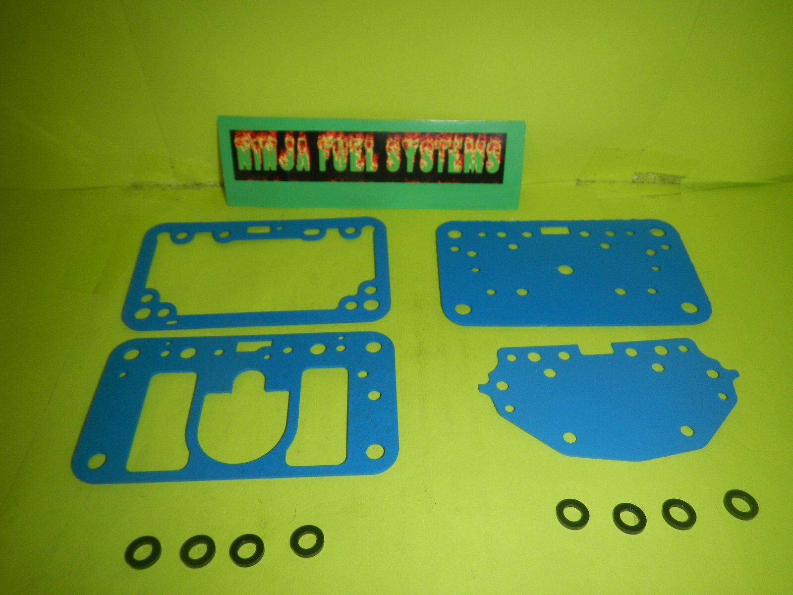 CARBURETOR BOWL SERVICE KIT BLUE COATED GASKETS  79-89 FORD MOTORCRAFT HOLLEY