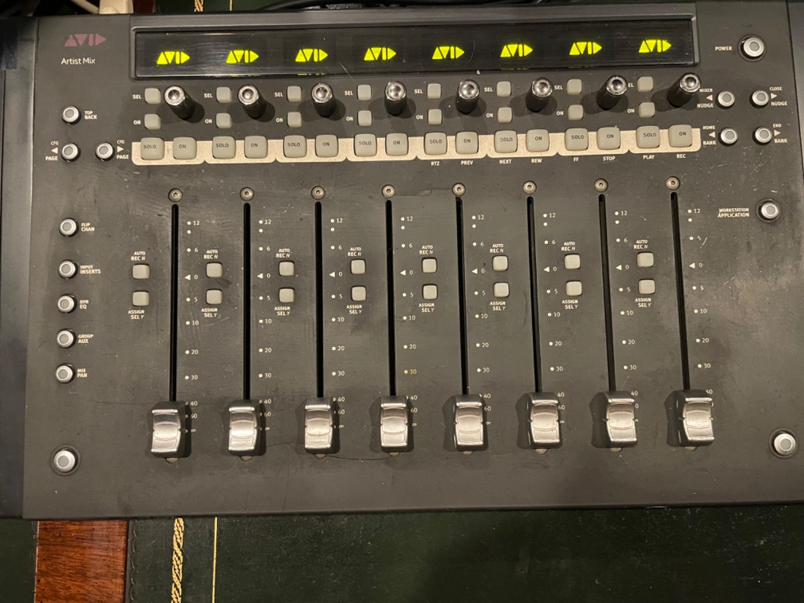(2) Avid Artist Mix Control Surfaces and Avid Transport Bundle