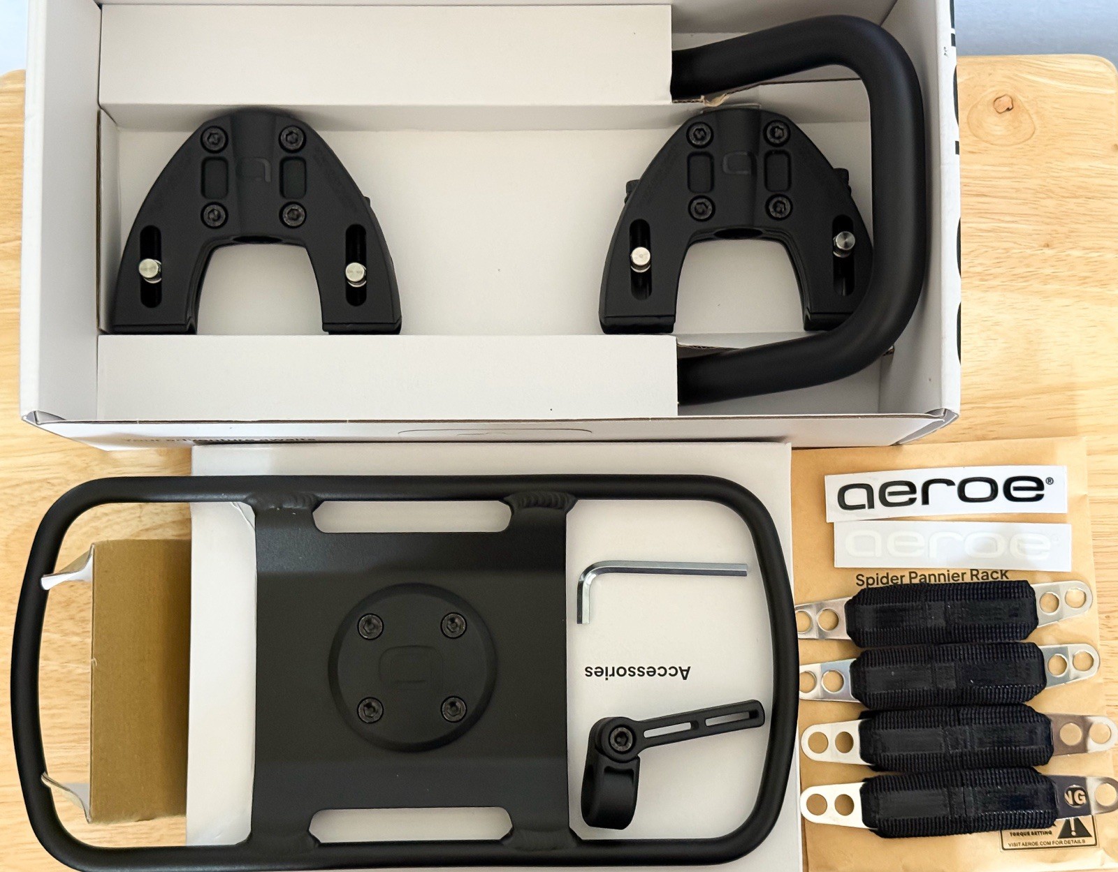 Aeroe Spider Pannier Rack E-MTB Mountain Bike Rear Cargo Rack, New-Read Desc