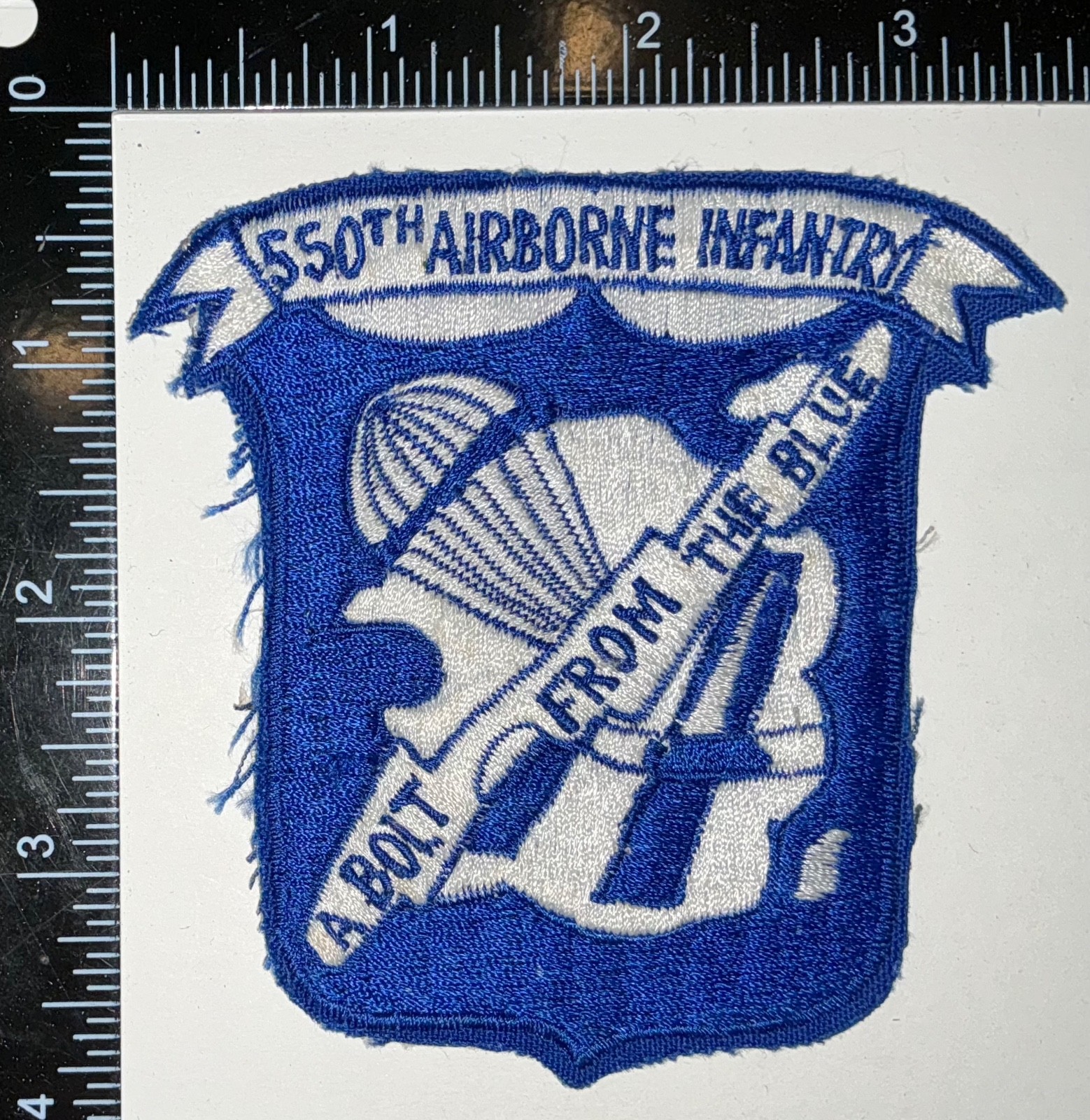 REPRODUCTION WWII US Army 550th Airborne Infantry Battalion Patch