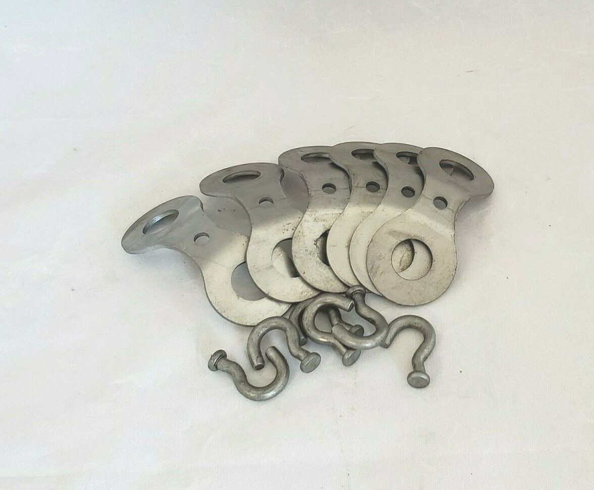 24 Heavy Duty Double Stake Swivels Trapping Earth Anchor Trapping