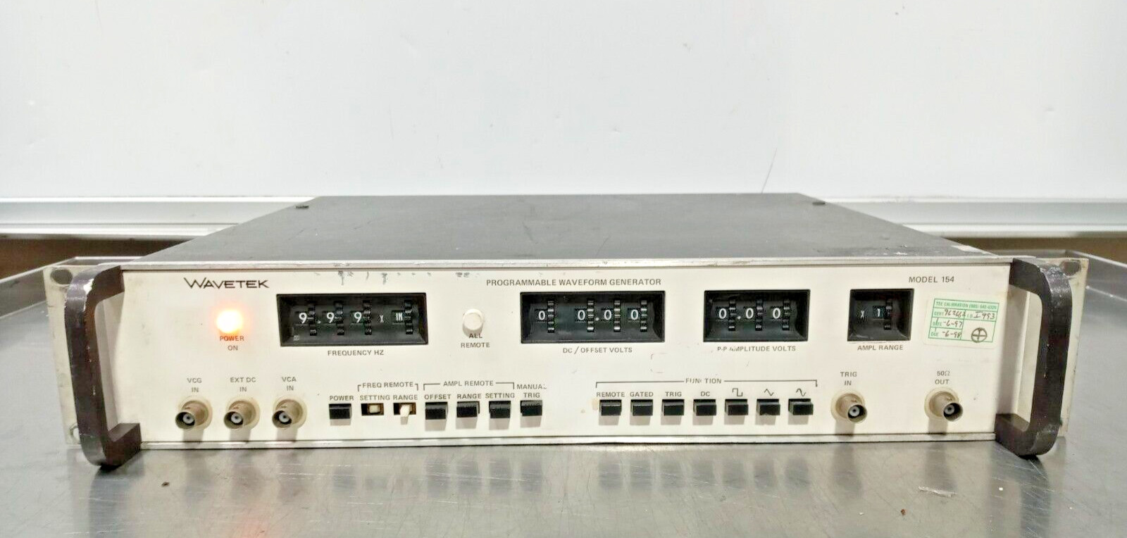 Wavetek 154 Programmable Waveform Generator /Works