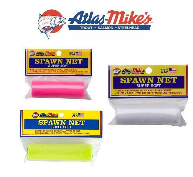 Atlas Mike's Spawn Net 3''x16' Roll Super Soft (Select Color)