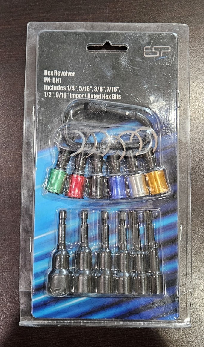 BH1-ESPC   ESP COMPANY HEX REVOLVER KEY CHAIN