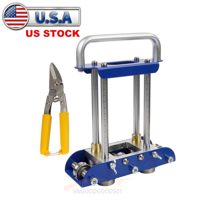 Hand Sheet Metal Edge Roller Bender Roofing Tool & Snip for Making Folding Edges