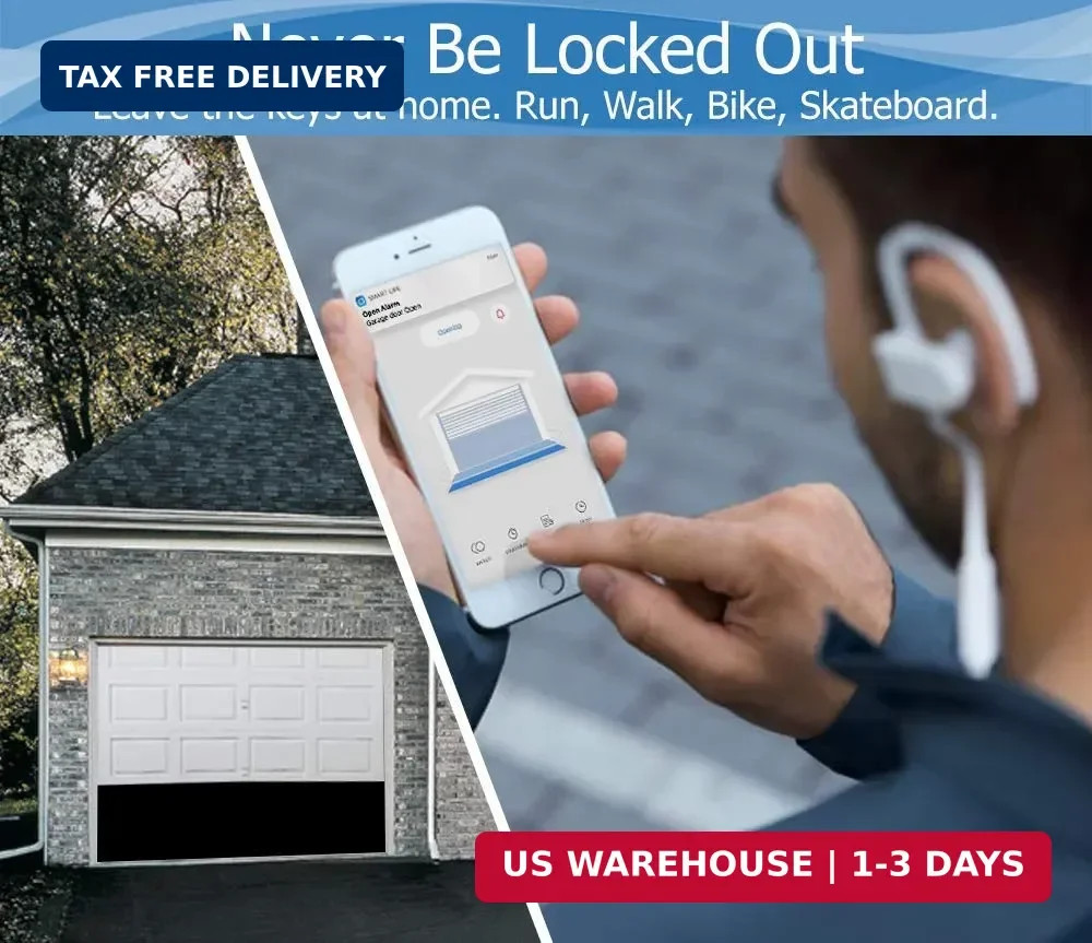 Smart Garage Door Opener - Universal WiFi Remote Controller Compatible wit