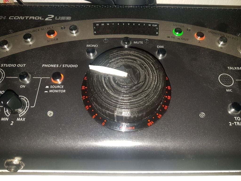 Replacement Volume Control Knob w/ Indicator for Behringer Xenyx Control2USB