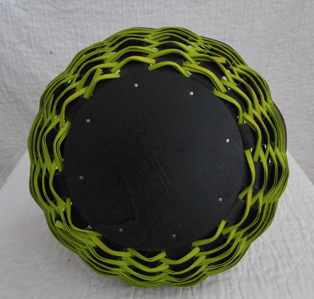 Longaberger 2016 Pumpkin Basket with Swing Handle and Lid "VGC"