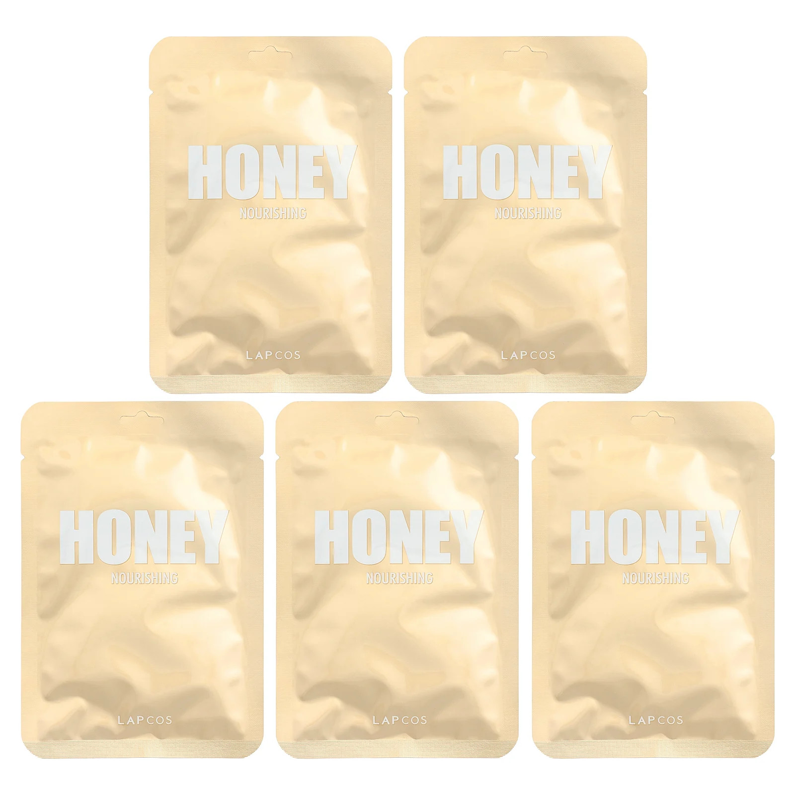 Honey Beauty Sheet Mask Set, Nourishing, 5 Sheets, 0.91 fl oz (27 ml) Each