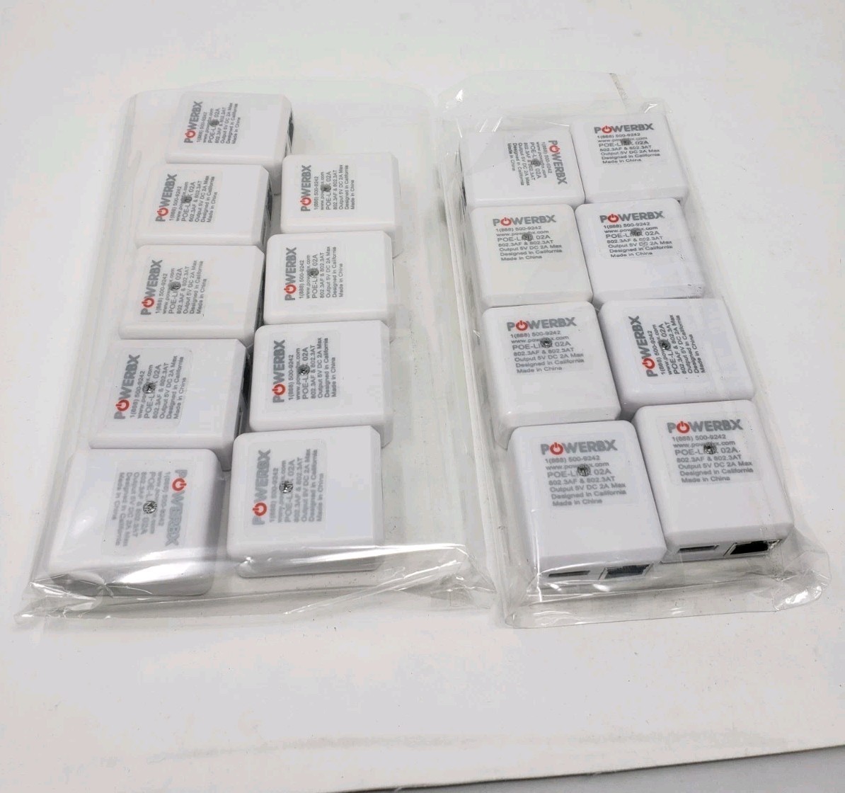 LOT OF 17 POWERBX POE-LINK LED POE