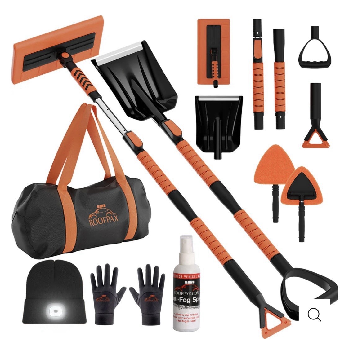 NEW RoofPax Winter Emergency Car Kit Snow Brush Shovel Ice Scraper SUV Truck