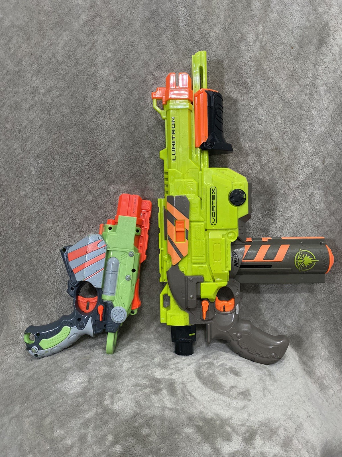 Nerf Vortex Lumitron Disc Blaster Untested And Nerf Disc Blaster Pistol