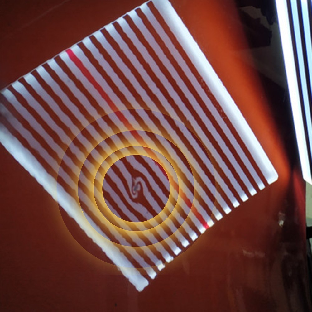 Removal Lamp Reflector LED Light Line Testing Board Paintless Dent Repair Tool