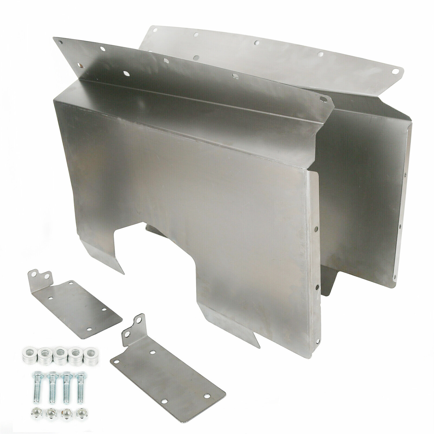 Inner Fender Panels Liner W/ Front Clip For 1966-67 Chevy II Nova Base Mustang 2