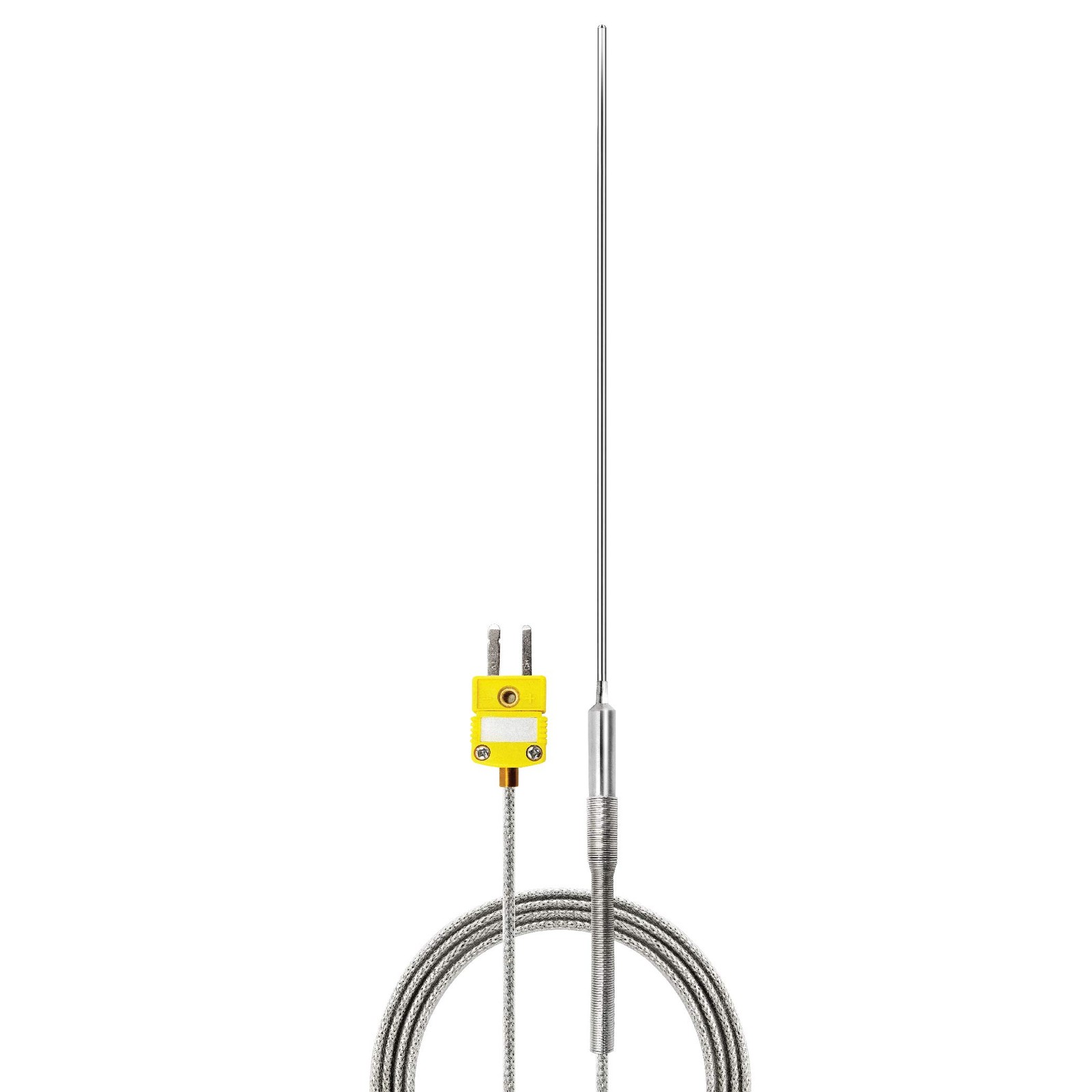 TL1915SL K-Type Inconel 600 Flexible Thermocouple Temperature Sensor Probes -...
