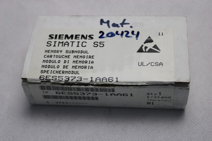 SIEMENS 6ES5373-1AA61 SIMATIC S5 E-Stand 01 -Original Packaging-
