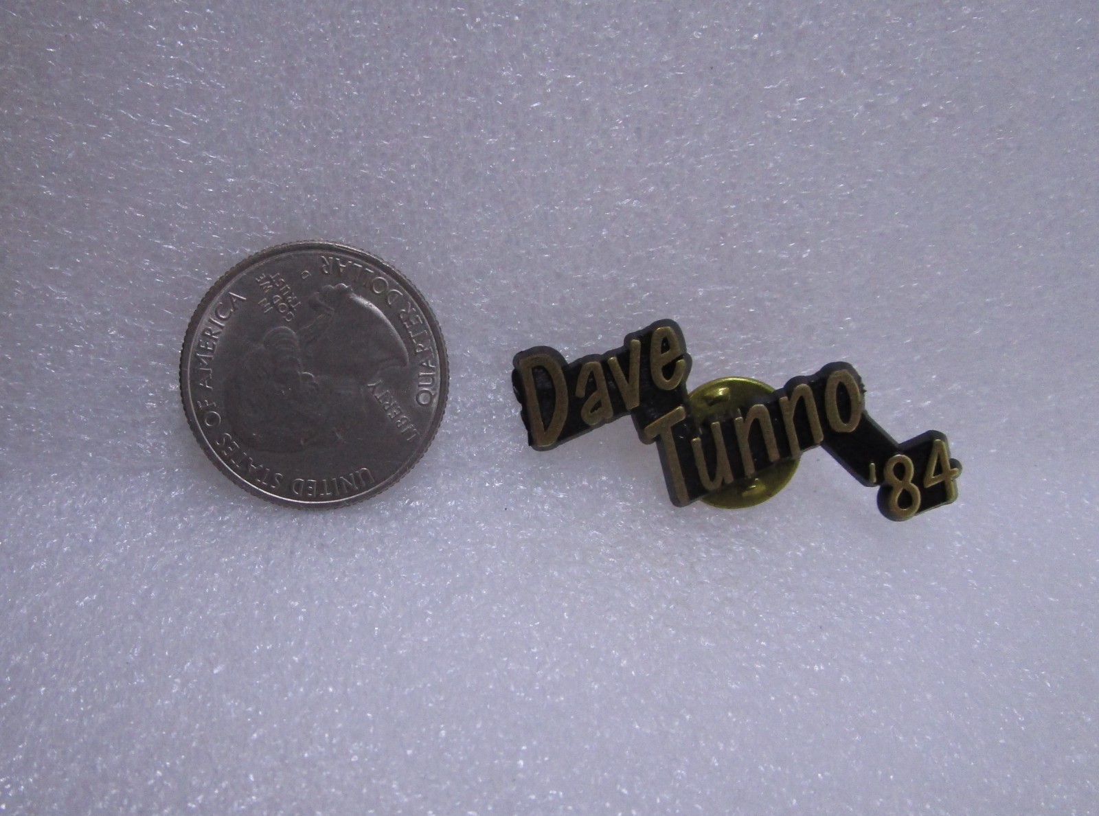 Dave Tunno '84 Plastic Pin