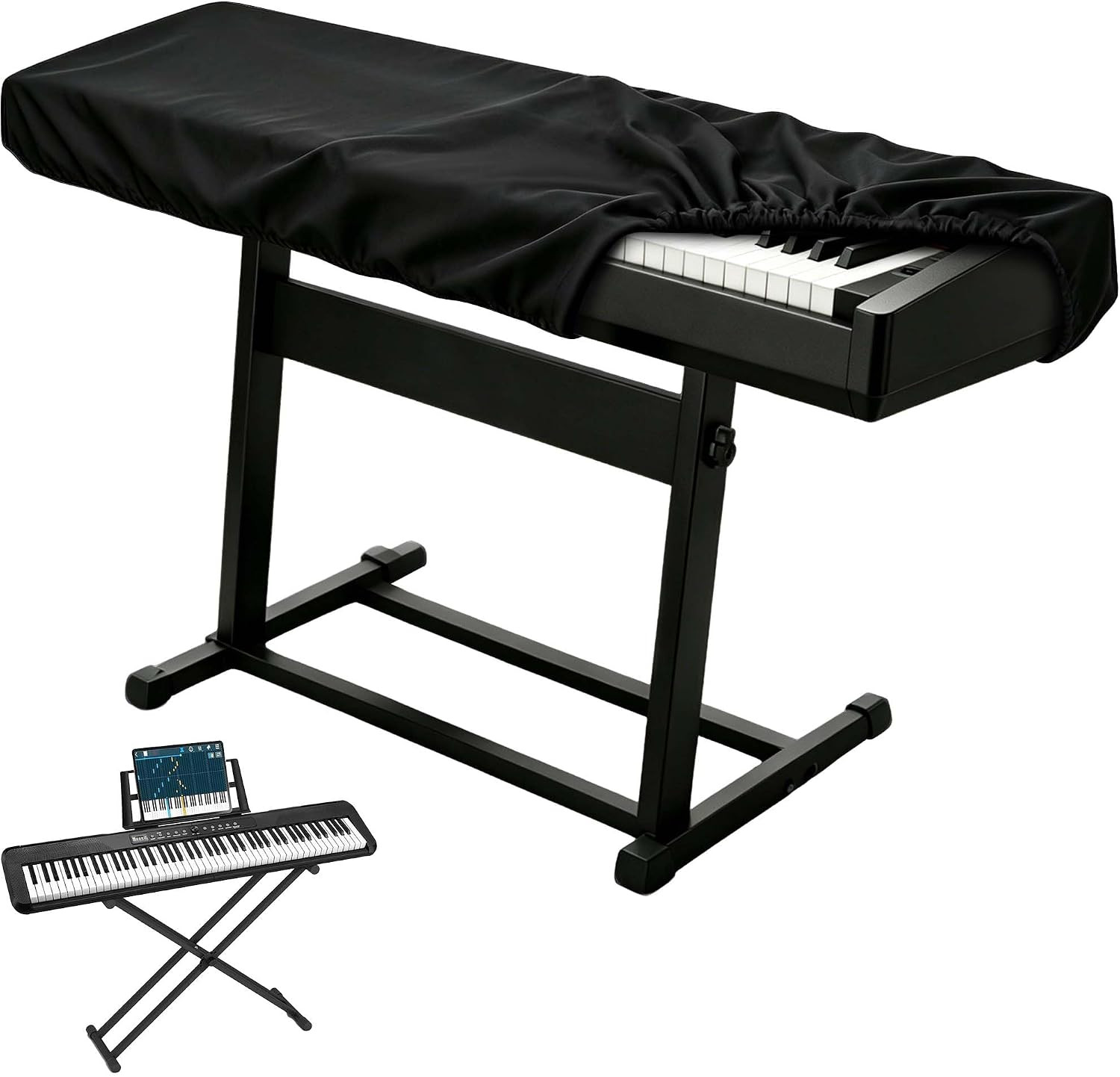 88 Keys Piano Keyboard Dust Cover,Soft Milk Silk Stretchy,Electronic Keyboard Co