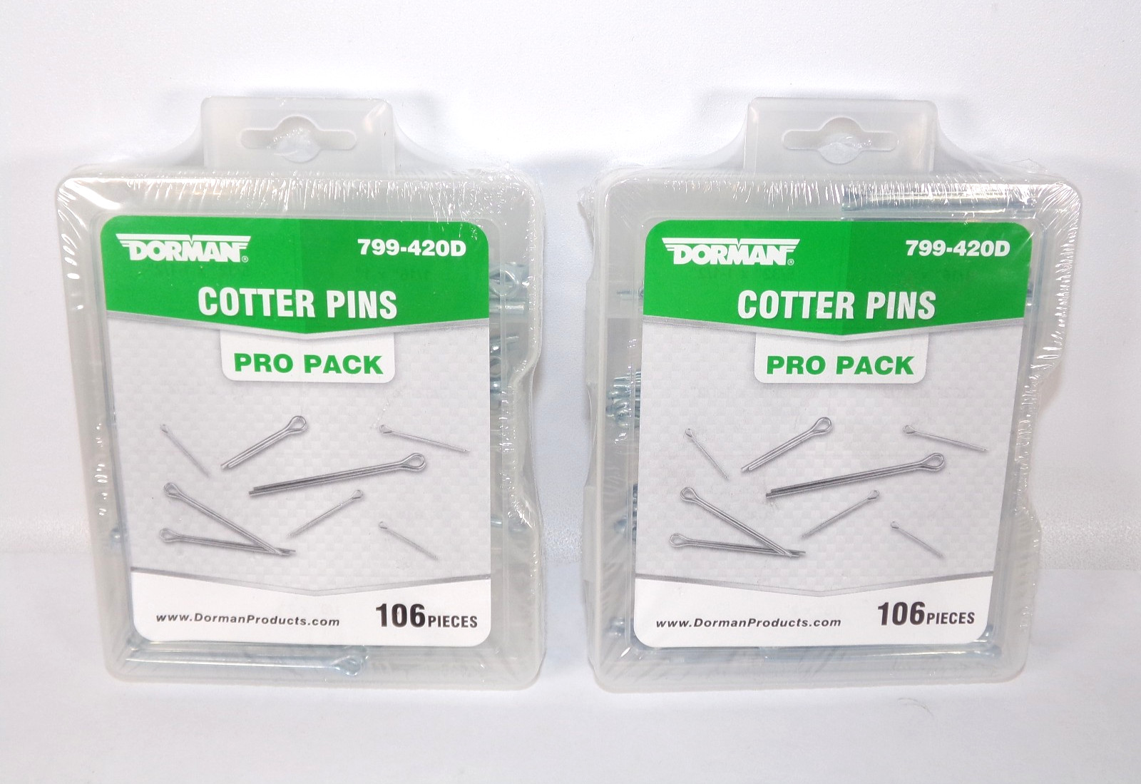 Dorman 799-420D Cotter Pins 106pc Pro Pack (2 Packs, 212pcs total)