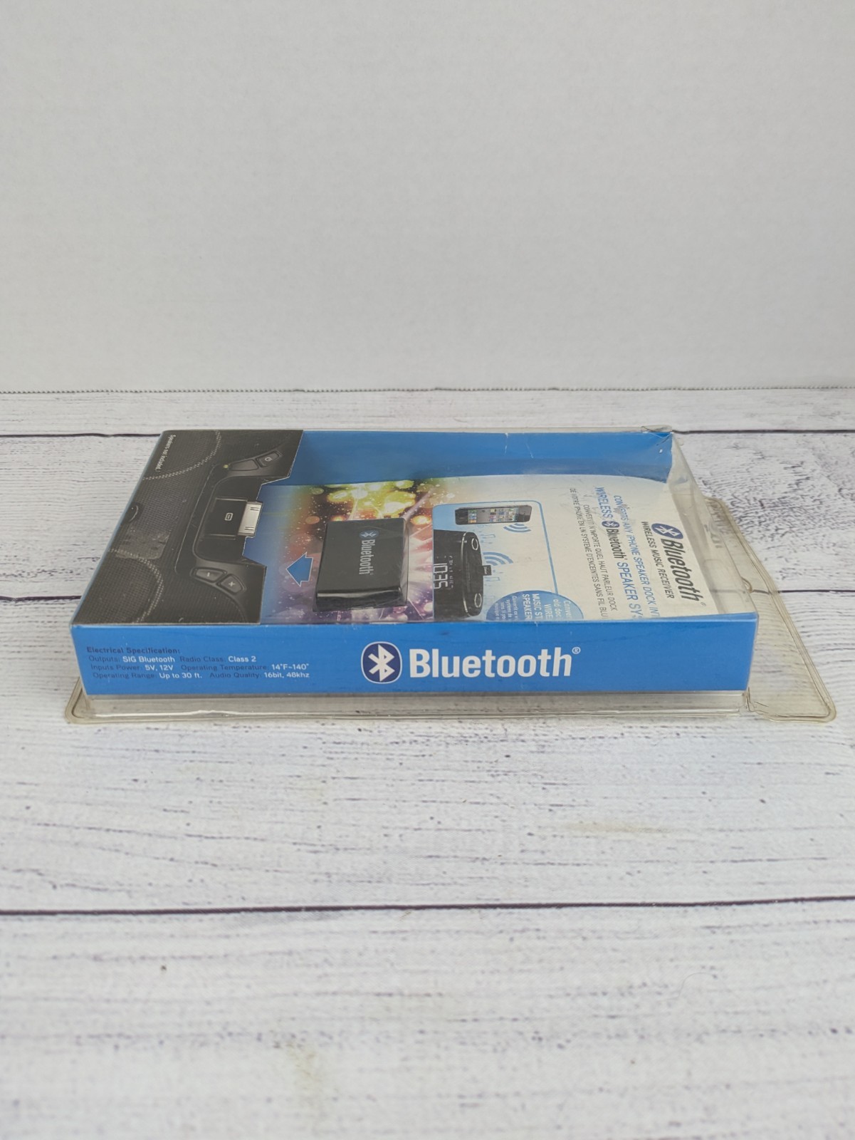 Bluetooth Wireless Music Receiver Dock New Imperfect Packaging