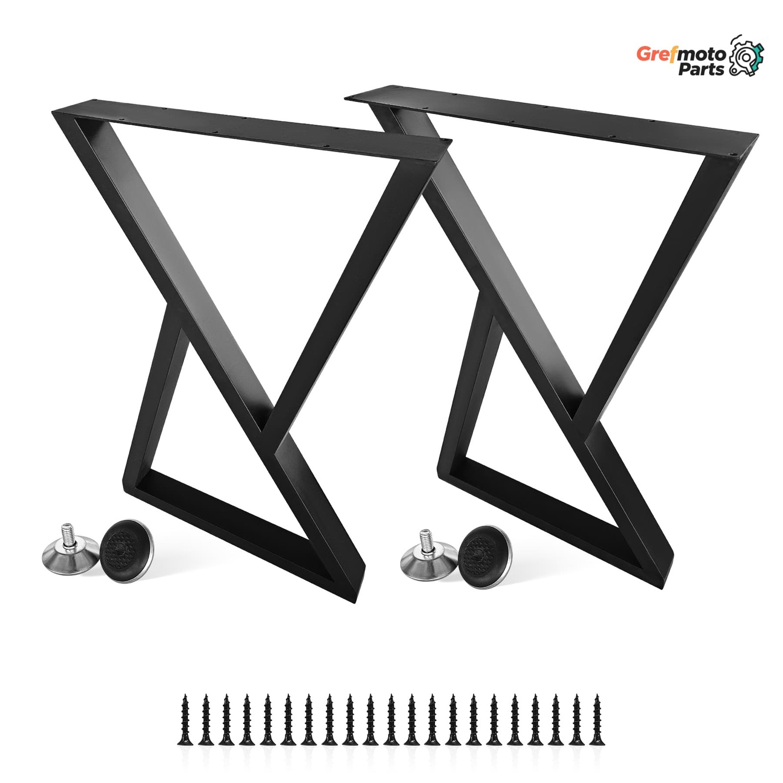 28” x 17.7”Heavy Duty Modern Furniture Legs Industrial Metal Table Legs